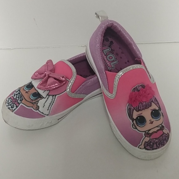 LOL SURPRISE! Size 10 kids shoes pink/purple - Picture 1 of 12